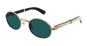 Cartier CT0464S Sunglasses - Gold / Green (003)