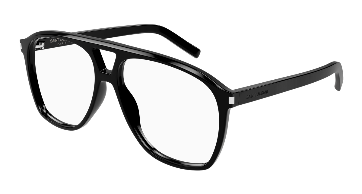 Saint Laurent SL 596 DUNE OPT Eyeglasses - Black / Transparent (001)