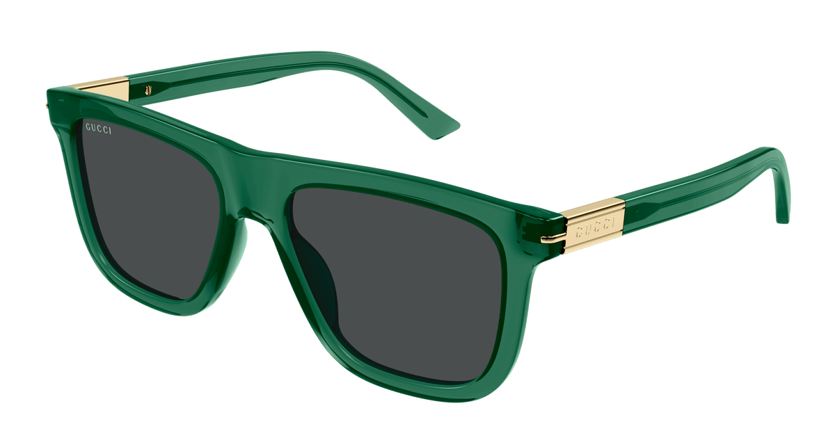 Gucci GG1502S Sunglasses - Green / Grey (003)