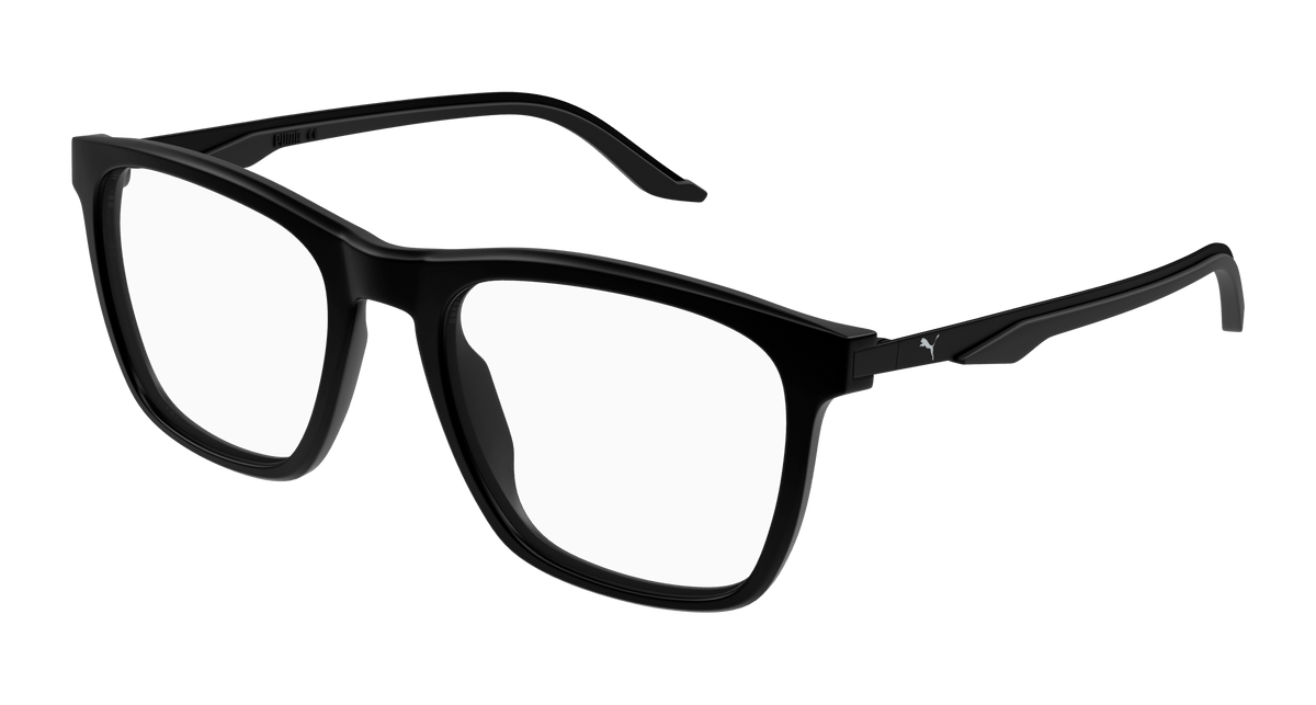 Puma PU0454O Eyeglasses - Black / Transparent (002)