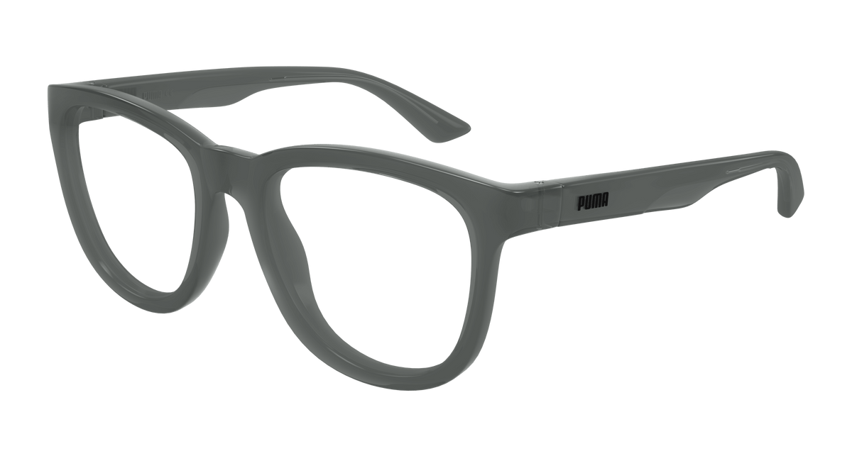 Puma PU0465O Eyeglasses - Grey / Transparent (001)
