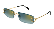 Cartier CT0465S Sunglasses - Gold / Green (003)