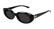 Alexander McQueen AM0469S Sunglasses - Black / Grey (001)