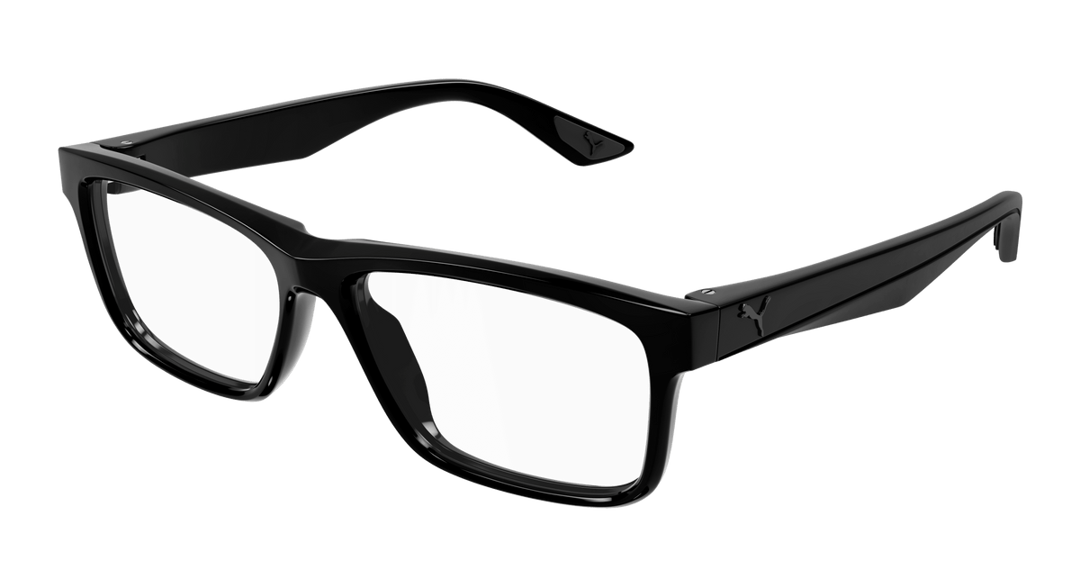 Puma PU0444O Eyeglasses - Black / Transparent (001)