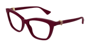 Cartier CT0526O Eyeglasses - Burgundy / Transparent (003)