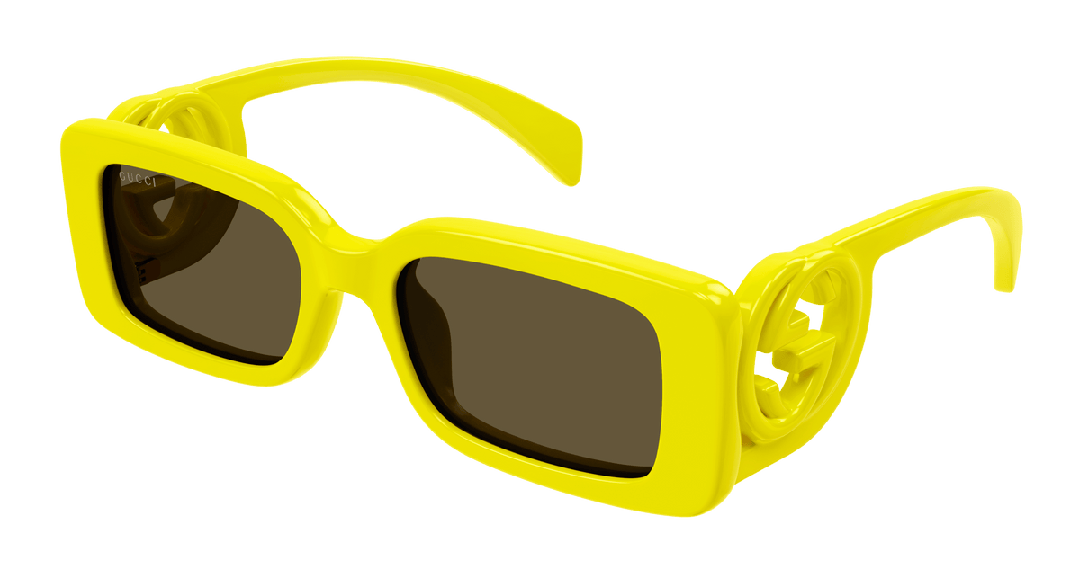 Gucci GG1325S Sunglasses - Yellow / Brown (007)
