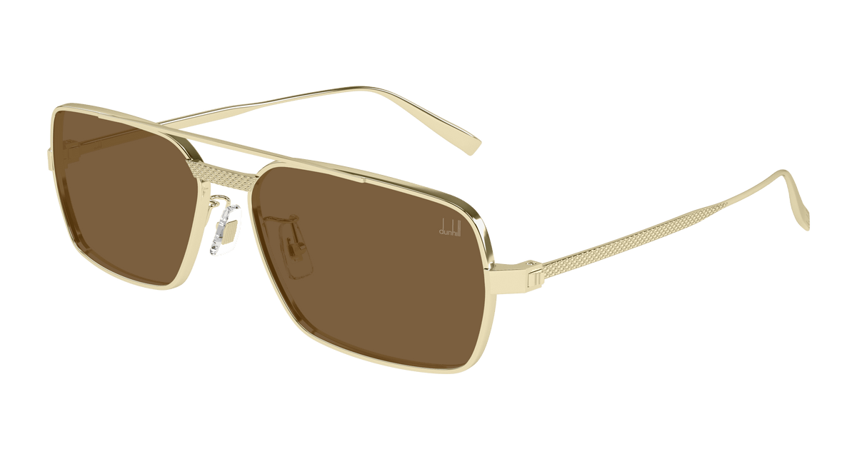 Dunhill DU0076S Sunglasses - Gold / Brown (002)