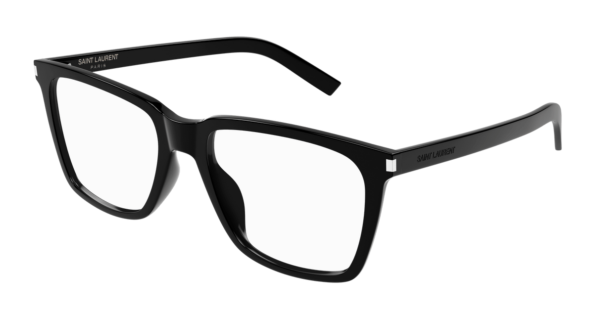 Saint Laurent SL 717 SLIM Eyeglasses - Black / Transparent (001)