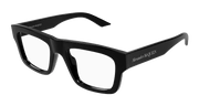 Alexander McQueen AM0452O Eyeglasses - Black / Transparent (001)