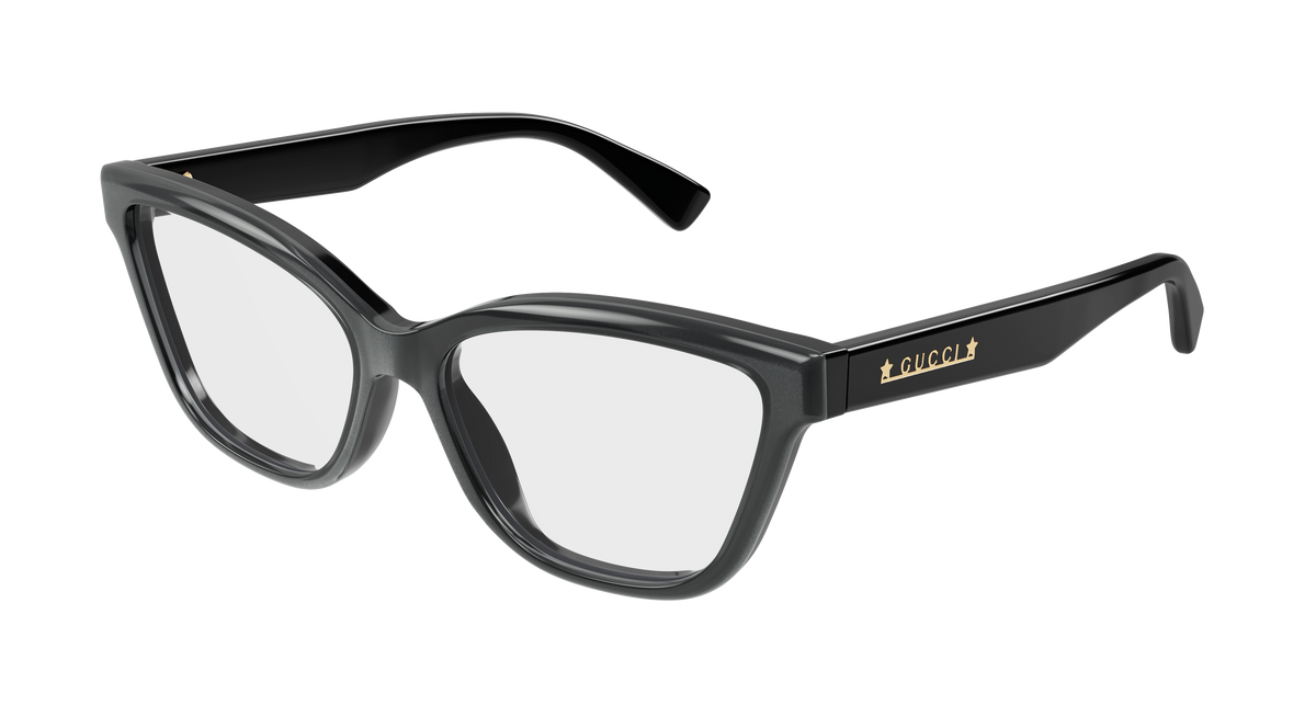 Gucci GG1589O Eyeglasses - Black / Transparent (001)