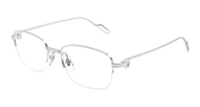 Cartier CT0529OA Eyeglasses - Silver / Transparent (003)