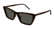 Saint Laurent SL 737 MICA THIN Sunglasses - Havana / Grey (002)