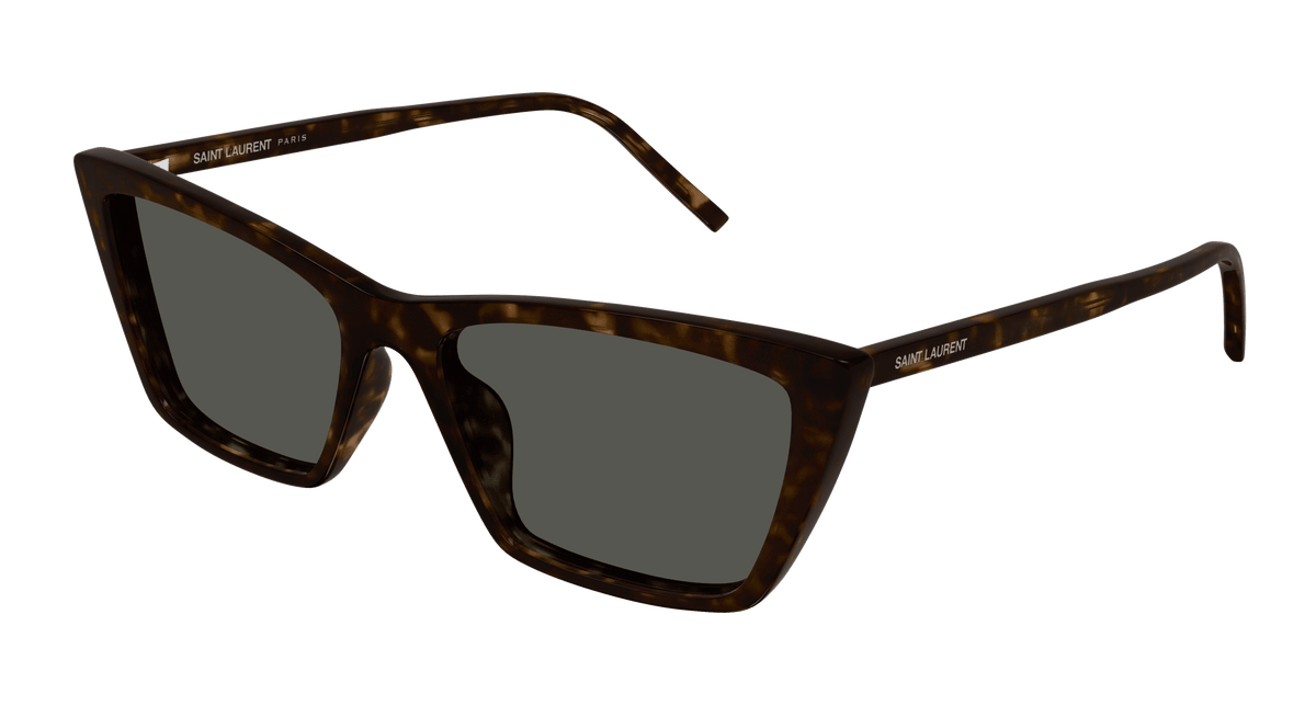 Saint Laurent SL 737 MICA THIN Sunglasses - Havana / Grey (002)