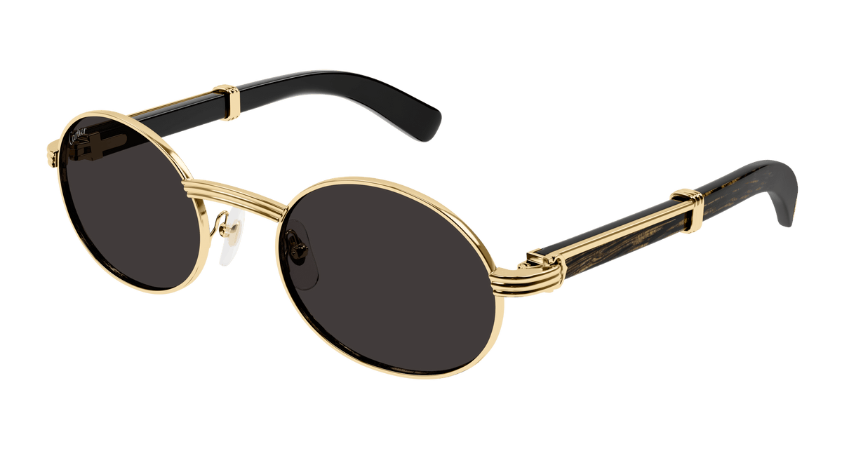 Cartier CT0464S Sunglasses - Gold / Grey (005)