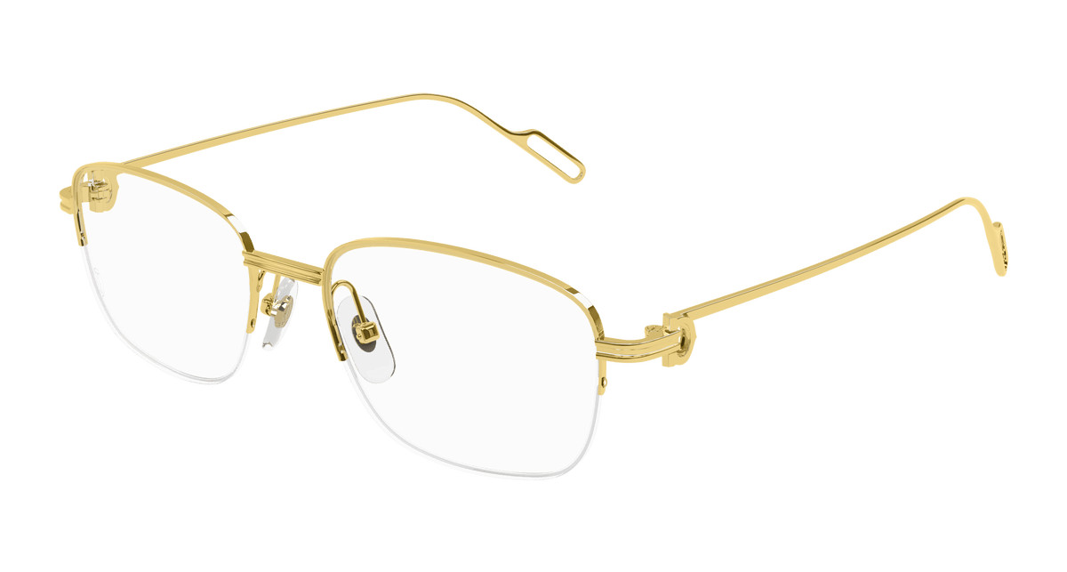 Cartier CT0529OA Eyeglasses - Gold / Transparent (002)