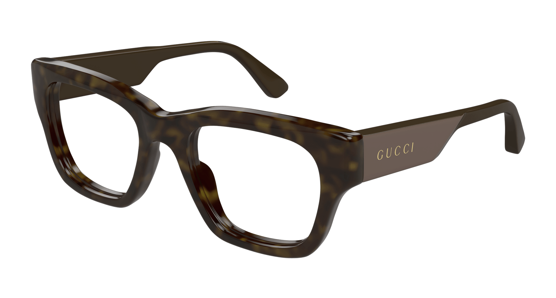 Gucci GG1669O Eyeglasses - Havana / Transparent (008)