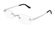 Cartier CT0511O Eyeglasses - Silver / Transparent (002)