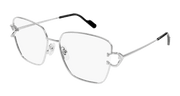 Cartier CT0486O Eyeglasses - Silver / Transparent (002)