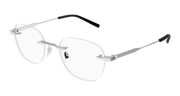 Dunhill DU0094OA Eyeglasses - Silver / Transparent (002)