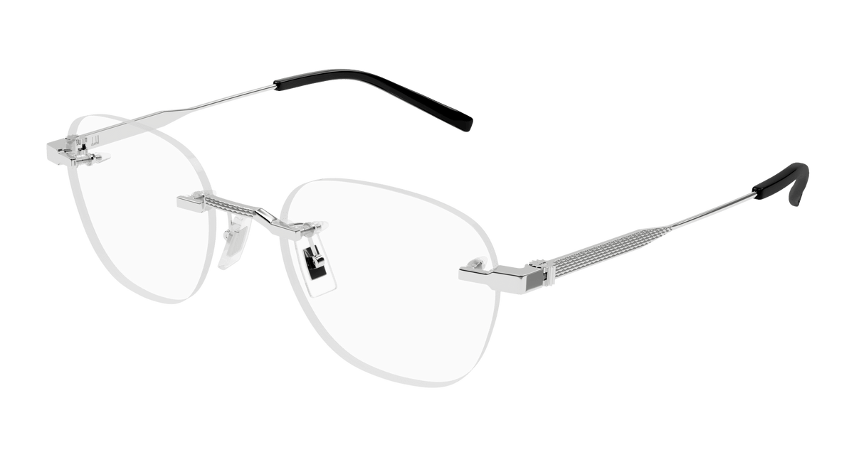 Dunhill DU0094OA Eyeglasses - Silver / Transparent (002)