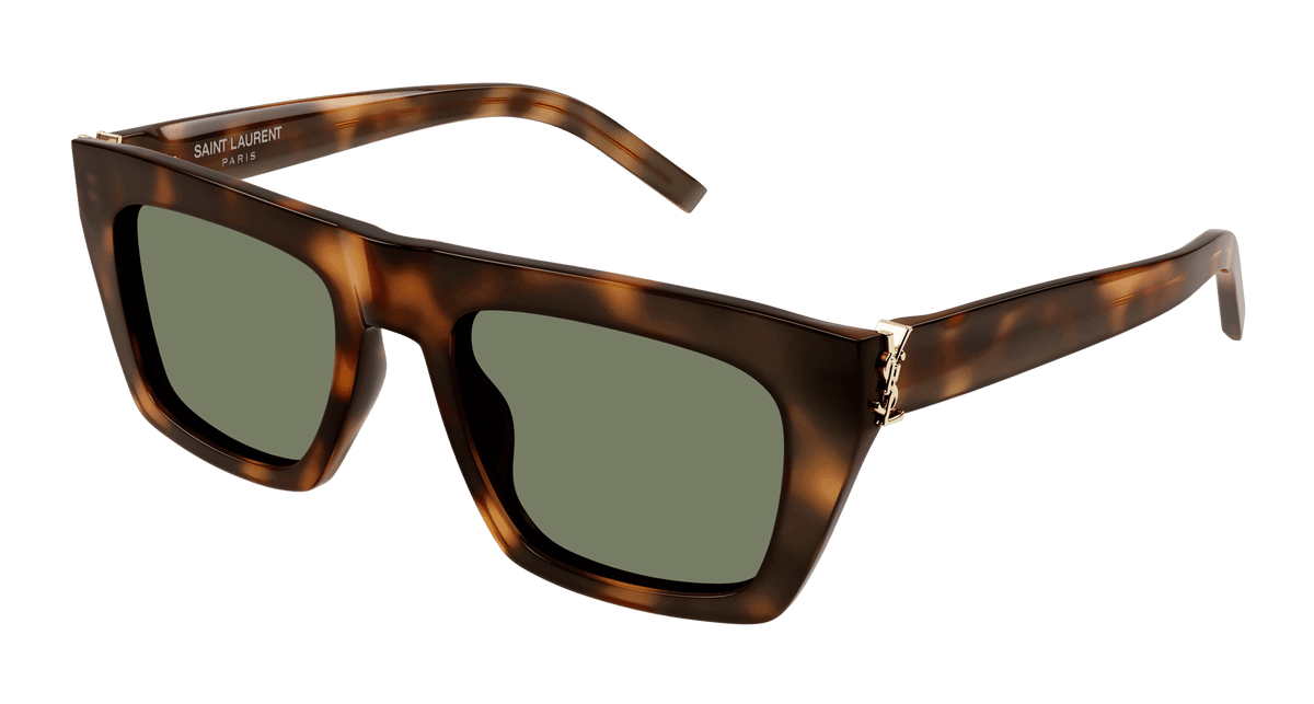 Saint Laurent SL M131 Sunglasses - Havana / Green (003)