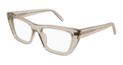 Saint Laurent SL 276 MICA OPT Eyeglasses - Beige / Transparent (005)