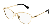 Gucci GG1595O Eyeglasses - Gold / Transparent (001)