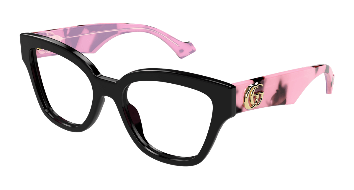 Gucci GG1424O Eyeglasses - Black / Transparent (012)