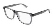 Alexander McQueen AM0463O Eyeglasses - Grey / Transparent (003)