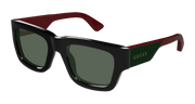 Gucci GG1668S Sunglasses - Black / Green (003)