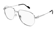 Cartier CT0484O Eyeglasses - Silver / Transparent (002)