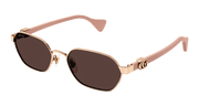 Gucci GG1593S Sunglasses - Gold / Violet (003)