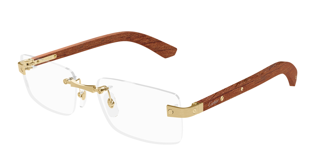 Cartier CT0513O Eyeglasses - Gold / Transparent (002)