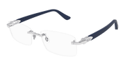 Cartier CT0287O Eyeglasses - Silver / Transparent (010)