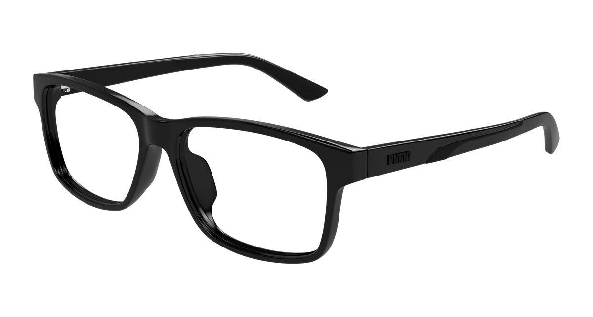 Puma PU0475OA Eyeglasses - Black / Transparent (001)