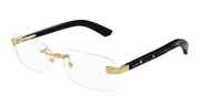 Cartier CT0513O Eyeglasses - Gold / Transparent (001)