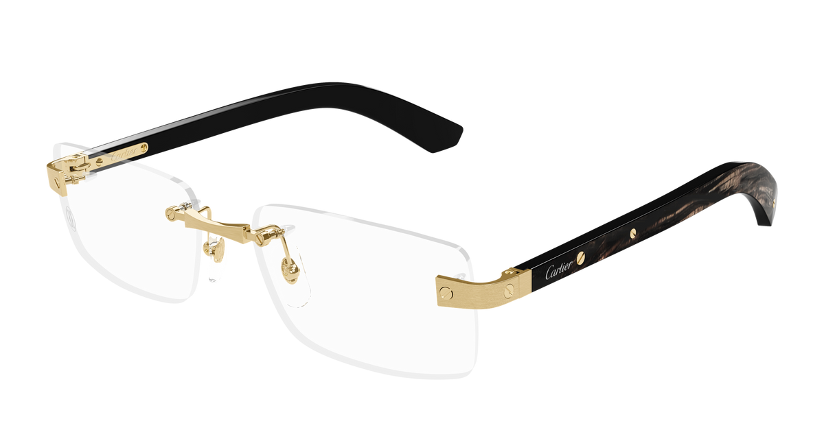 Cartier CT0513O Eyeglasses - Gold / Transparent (001)