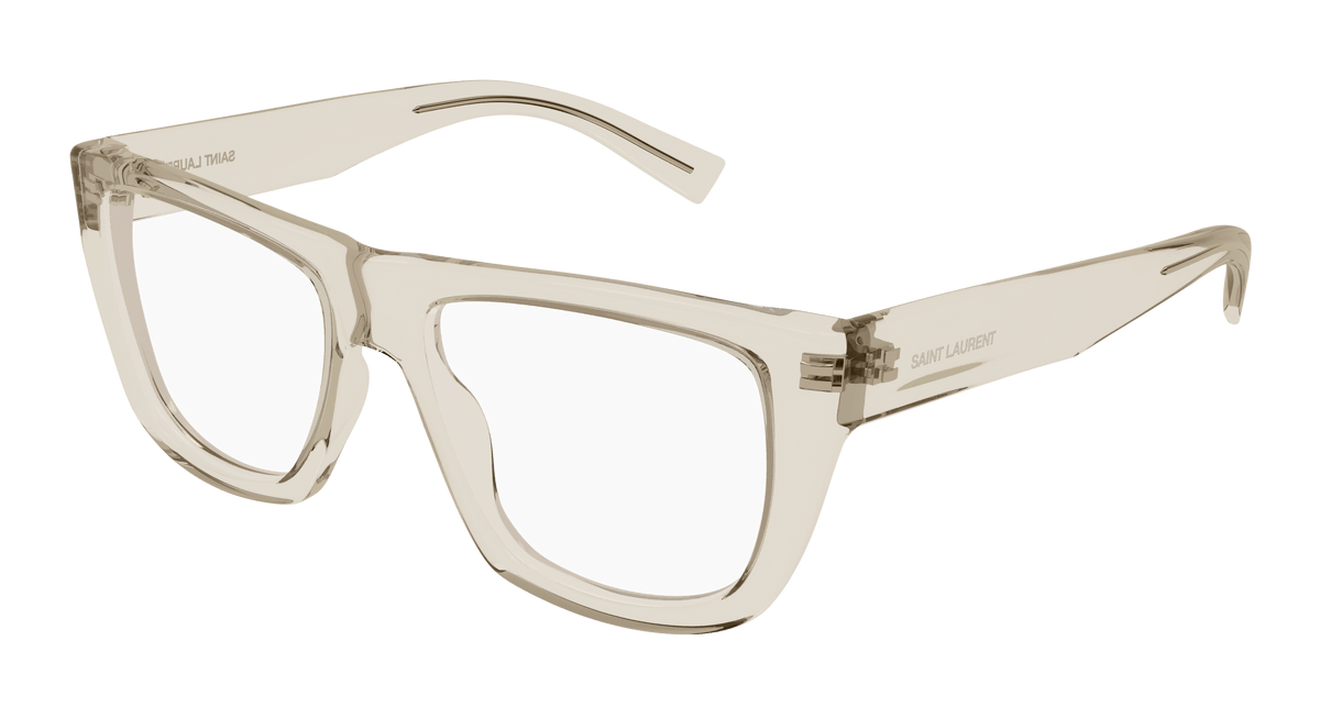 Saint Laurent SL 714 Eyeglasses - Beige / Transparent (003)