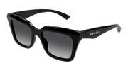 Alexander McQueen AM0473SA Sunglasses - Black / Grey (001)
