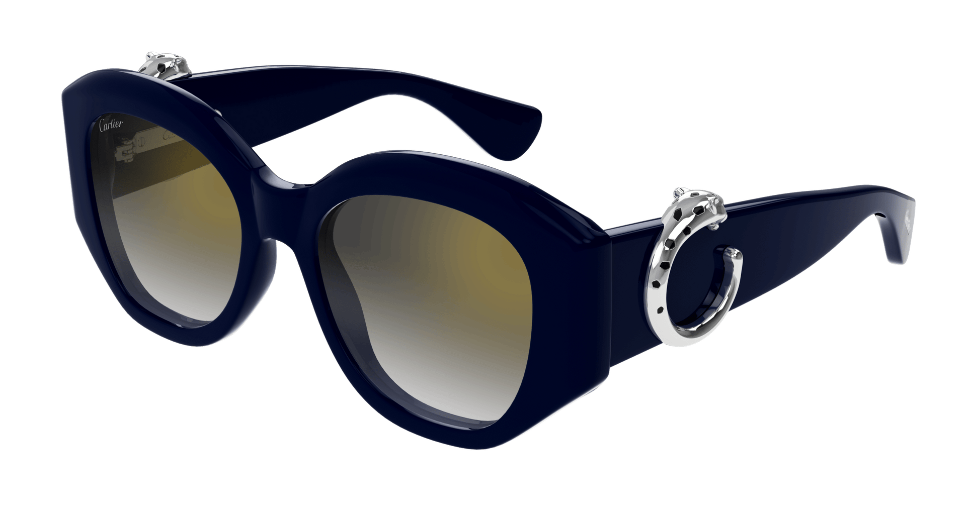 Cartier CT0502S Sunglasses - Blue / Grey (003)