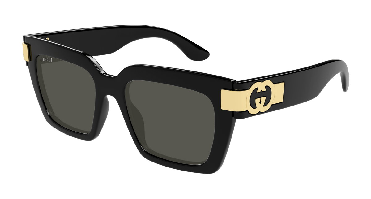 Gucci GG1689S Sunglasses - Black / Grey (001)