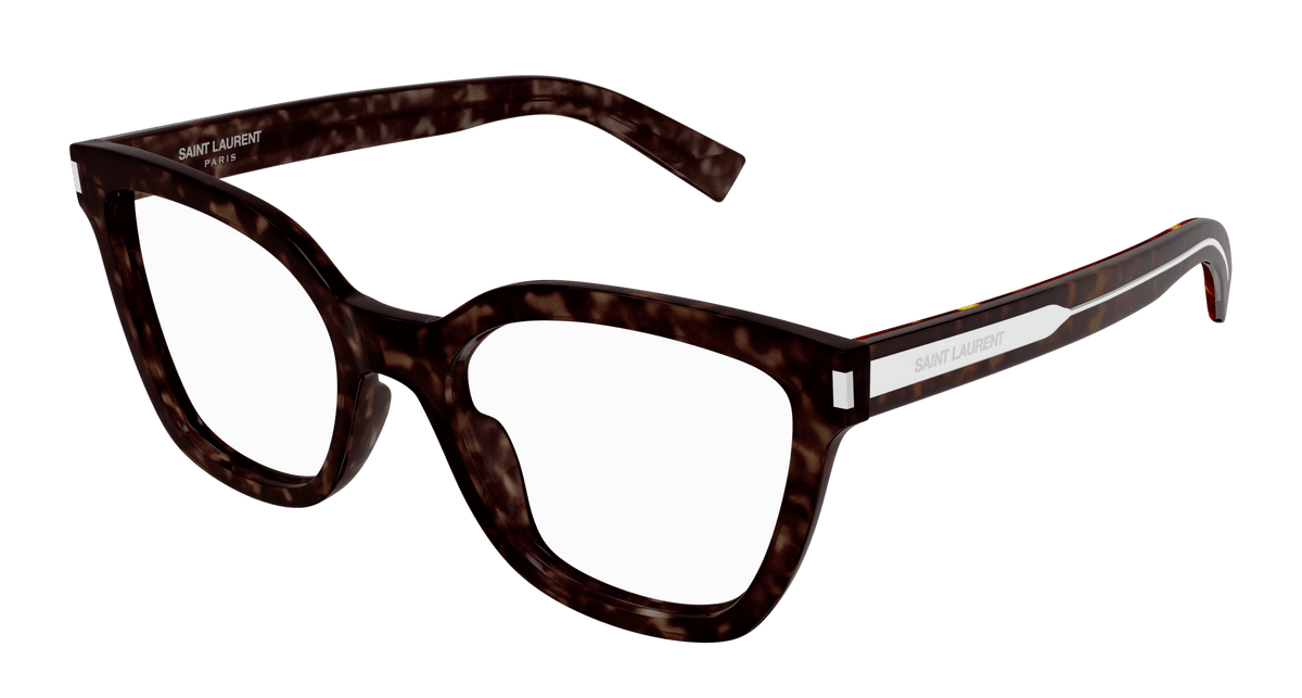 Saint Laurent SL 748 Eyeglasses - Havana / Transparent (002)