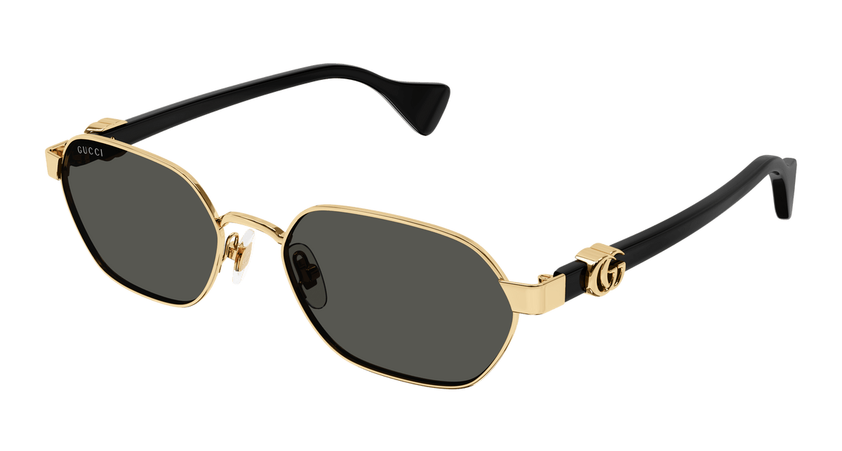 Gucci GG1593S Sunglasses - Gold / Grey (001)