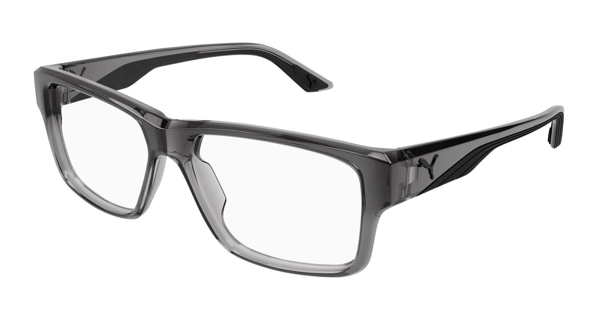 Puma PU0446O Eyeglasses - Grey / Transparent (005)