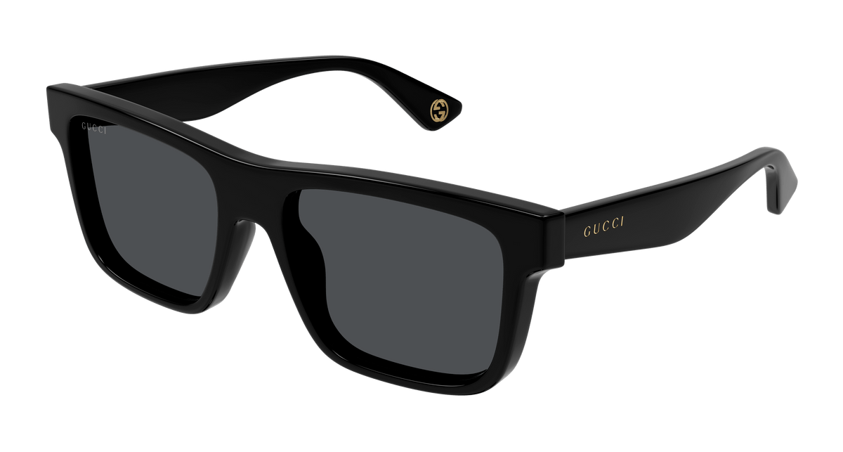 Gucci GG1618S Sunglasses - Black / Grey (001)