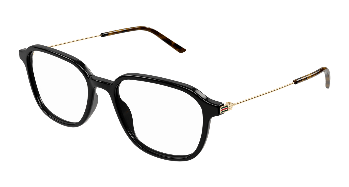 Gucci GG1576O Eyeglasses - Black / Transparent (001)