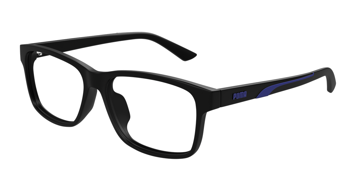Puma PU0475OA Eyeglasses - Black / Transparent (002)