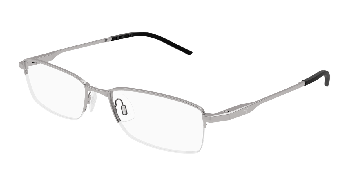Puma PU0448O Eyeglasses - Gunmetal / Transparent (002)