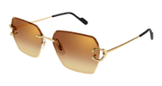 Cartier CT0466S Sunglasses - Gold / Red (004)