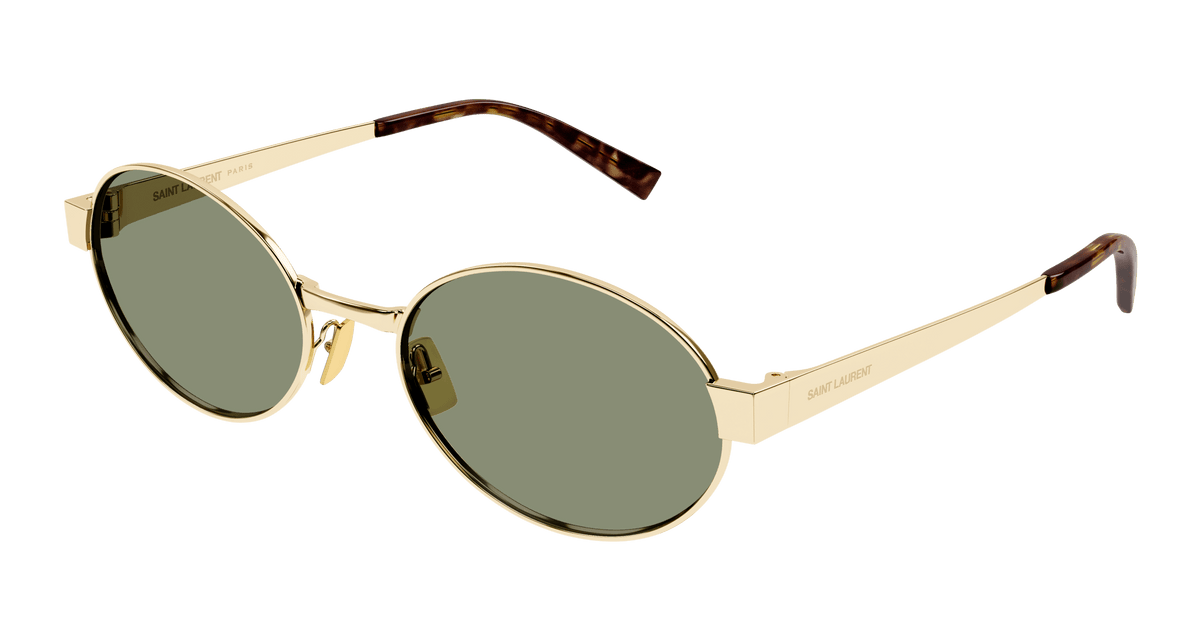 Saint Laurent SL 692 Sunglasses - Gold / Green (003)